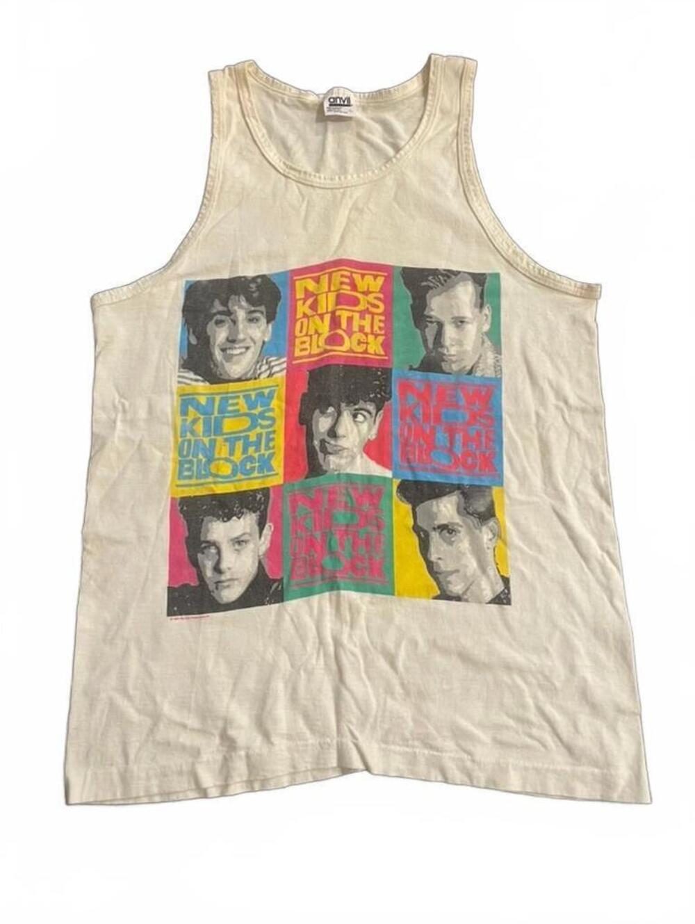 Vintage New Kids on the Block Tank Top Anvil USA Tee